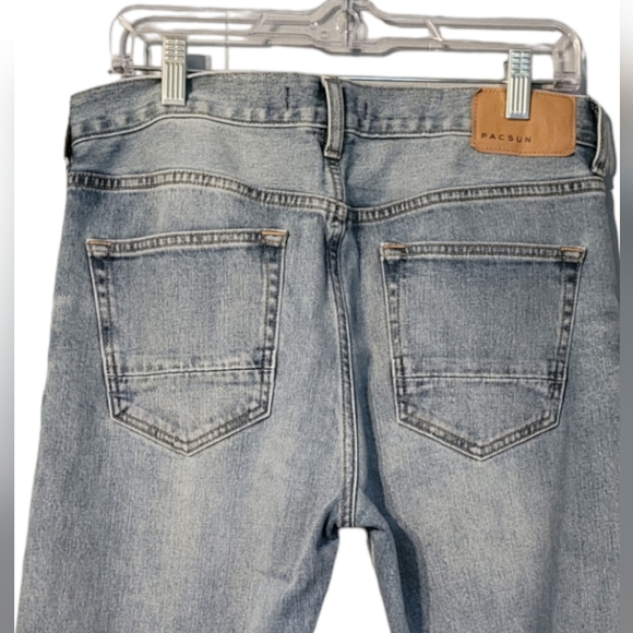 Pacsun Mens Slim Taper Light  Blue jeans Size 30X32 - Picture 6 of 8